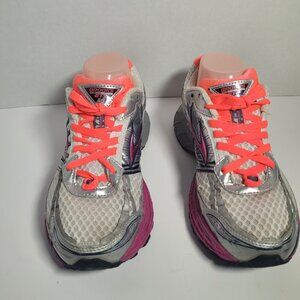Brooks Adrenaline GTS 14 Womens Size 8.5 Running Shoes  Purple Silver  Sneaker